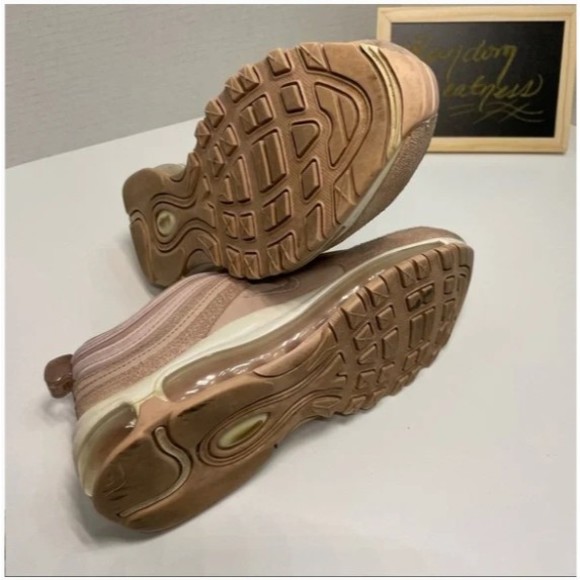 Nike Air Max 97 - 2018 Metallic Particle Beige / White - Women’s US 8 - Picture 7 of 9